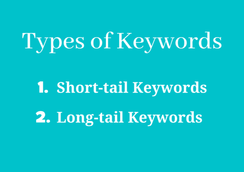 Types of Keywords